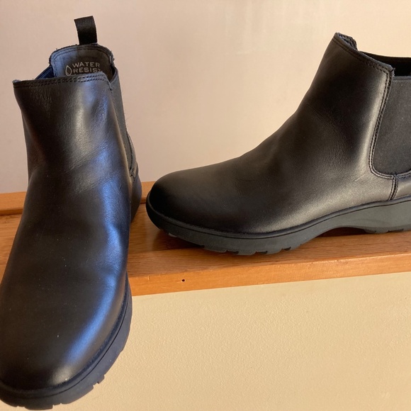 VIONIC EVERGREEN BOOTS BOOTIES BLACK SIZE 8 NIB - Picture 2 of 9